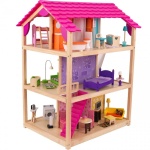 KIDKRAFT DUŻY DREWNIANY DOMEK DLA LALEK 65078