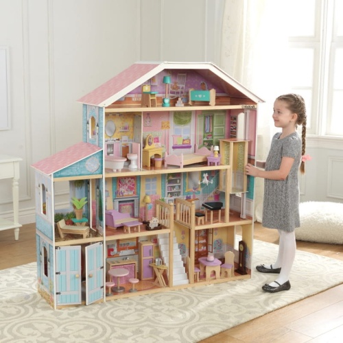 KIDKRAFT DREWNIANY DOMEK DLA LALEK GARDEN VIEW 65954