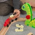 KidKraft Kolejka Drewniana Diznozaury w Pudełku