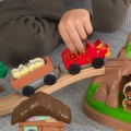 KidKraft Kolejka Drewniana Diznozaury w Pudełku