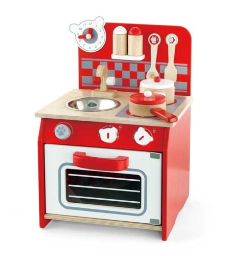 Viga Toys Kuchnia Drewniana dla dzieci + Akcesoria