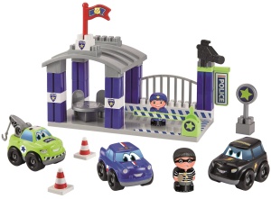 ECOIFFIER ABRICK KLOCKI ZESTAW POSTERUNEK POLICJI 3015