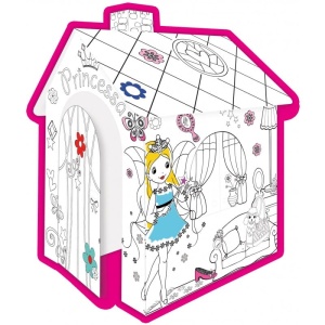 MOCHTOYS DUŻY DOMEK DO KOLOROWANIA KSIĘŻNICZKA 11122