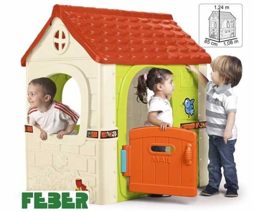 FEBER DOMEK OGRODOWY DLA DZIECI FANTASY + SKRZYNKA NA LISTY 10237