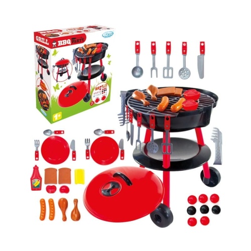 MOCHTOYS GRILL OGRODOWY DLA DZIECI + 25 AKCESORIÓW 11021