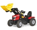ROLLY TOYS TRAKTOR Z ŁYŻKĄ FARMTRAC MASSEY FERGUSON POMPOWANE KOŁA 3-8 LAT 611140