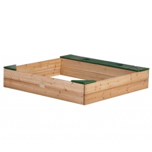 AXI PIASKOWNICA DREWNIANA ZE SCHOWKIEM I POKROWCEM AMY A031.005.00