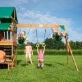 Backyard Discovery Belmont drewniany plac zabaw 6w1 wykonany z drewna cedrowego
