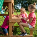 Backyard Discovery Belmont drewniany plac zabaw 6w1 wykonany z drewna cedrowego