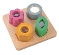 TENDER LEAF TOYS DREWNIANA ZABAWKA SENSORYCZNA - KWIATY - ZABAWKA OPTYCZNA TL8405