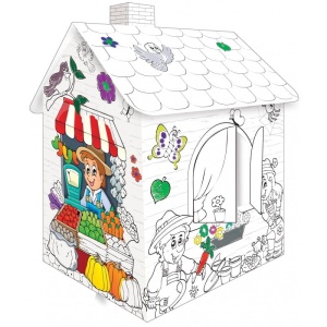 MOCHTOYS DUŻY DOMEK DO KOLOROWANIA DLA DZIECI 10721
