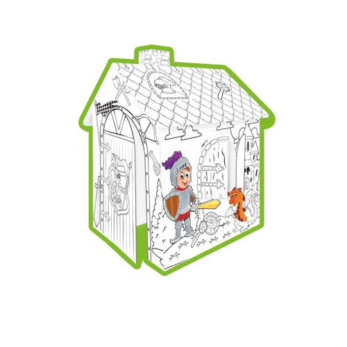 Domek Do Kolorowania Rycerz MOCHTOYS