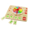 MASTERKIDZ TABLICA EDUKACYJNA NAUKA CZASU MK11145