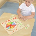 MASTERKIDZ TABLICA EDUKACYJNA NAUKA CZASU MK11145