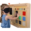 MASTERKIDZ TABLICA SENSORYCZNA ROZPOZNAWANIE MATERIAŁÓW ME06608