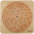MASTERKIDZ TABLICA SORTER WZORÓW - SORTOWANIE DOTYKIEM I WZROKIEM ME10025