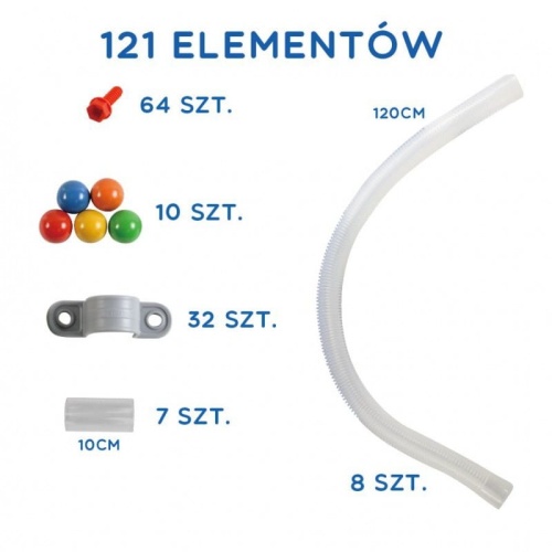 MASTERKIDZ ZESTAW DO BUDOWY SYSTEMU RUR DO TABLIC STEM ME14870