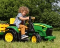 PEG PEREGO TRAKTOR NA AKUMLATOR Z PRZYCZEPĄ JOHN DEERE GROUND FORCE 12V IGOR0047