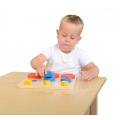 MASTERKIDZ TABLICA SORTER KSZTAŁTÓW KLOCKI GEOMETRYCZNE MK09418
