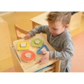 MASTERKIDZ TABLICA SORTER KSZTAŁTÓW KOLOROWE KLOCKI MK02259