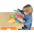 MASTERKIDZ TABLICA DREWNIANE PUZZLE GEOMETRYCZNE MK00606