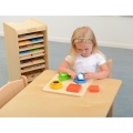 MASTERKIDZ TABLICA SORTER KSZTAŁTÓW TEKSTURY I MATERIAŁY MK08770