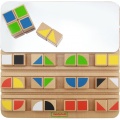 MASTERKIDZ TABLICA EDUKACYJNA ODBICIA LUSTRZANE MK11176