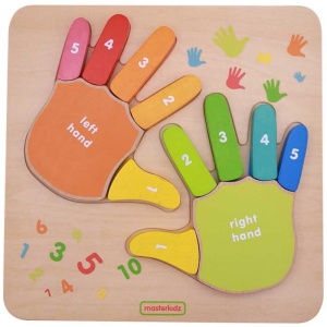 MASTERKIDZ TABLICA EDUKACYJNA LICZENIE NA PALCACH MK01733