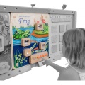 MASTERKIDZ TABLICA ŚCIENNA EDUKACYJNA CYKL ŻYCIA ŻABY ME13224
