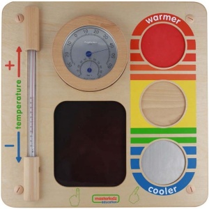 MASTERKIDZ TABLICA ŚCIENNA EDUKACYJNA NAUKA O TEMPERATURZE ME08565