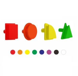 MASTERKIDZ KOŁECZKI KSZTAŁTY GEOMETRYCZNE 256SZT. DO TABLIC STEM ME14696