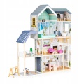ECOTOYS DREWNIANY DOMEK DLA LALEK XXL REZYDENCJA MAYA 8101