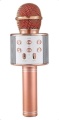 MIKROFON KARAOKE BEZPRZEWODOWY GŁOŚNIK BLUETOOTH ROSE GOLD WS-858