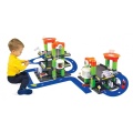 MOCHTOYS MEGA GARAŻ 2+3 POZIOMY + ZNAKI + AUTKO 12013