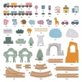 VIGA POLAR B DREWNIANA KOLEJKA DLA DZIECI 90EL. 44067