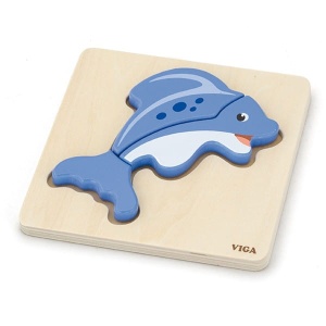 VIGA PIERWSZE PUZZLE MALUSZKA - RYBKA 59934