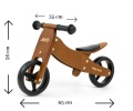 MILLY MALLY ROWEREK BIEGOWY 2w1 JAKE DARK NATURAL OD 12 M-CY