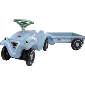  BIG JEŹDZIK BOBBY CAR CLASSIC Z PRZYCZEPKĄ NIEBIESKI EDYCJA LIMITOWANA 56150