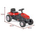 WOOPIE TRAKTOR NA PEDAŁY GOTRAC CZERWONY 28422