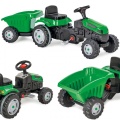 WOOPIE TRAKTOR NA PEDAŁY GOTRAC MAXI Z PRZYCZEPĄ ZIELONY 28286
