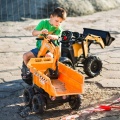 FALK TRAKTOR KOPARKA CAHE IH Z PRZYCZEPĄ WYWROTKĄ 997W