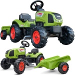 FALK TRAKTOR NA PEDAŁY Z PRZYCZEPĄ CLAAS ARION 2-5 LAT 2040A