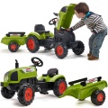 FALK TRAKTOR NA PEDAŁY Z PRZYCZEPĄ CLAAS 410 Z PRZYCZEPĄ 2-5 LAT 2041C