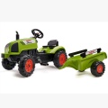 FALK TRAKTOR NA PEDAŁY Z PRZYCZEPĄ CLAAS 410 Z PRZYCZEPĄ 2-5 LAT 2041C