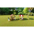 CLASSIC WORLD EDU DREWNIANY STOLIK PIKNIKOWY Z PARASOLEM CW54594