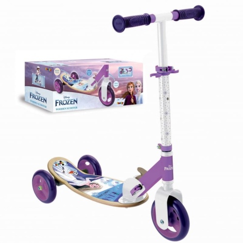SMOBY TRÓJKOŁOWA HULAJNOGA DREWNIANA KRAINA LODU FROZEN 750191