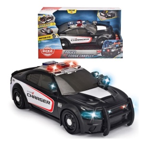 DICKIE AS SAMOCHÓD POLICYJNY POLICE DODGE CHARGER ŚWIATŁO DŹWIĘK 3308385