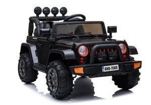SAMOCHÓD NA AKUMULATOR JEEP CZARNY 4x4 BRD-7588