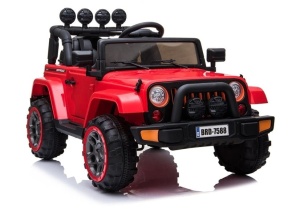 SAMOCHÓD NA AKUMULATOR JEEP CZERWONY 4x4 BRD-7588