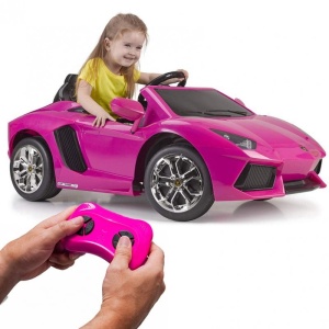 FEBER SAMOCHÓD NA AKUMULATOR 6V LAMBORGHINI AVENTADOR PINK 12394